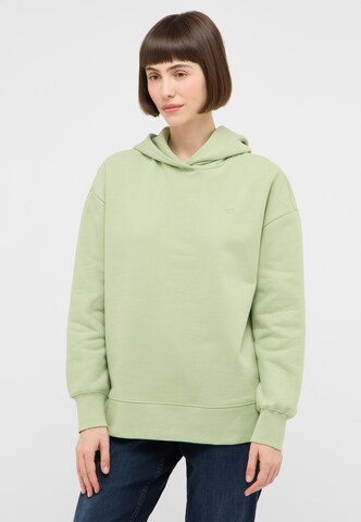 MUSTANG Sweatshirt in Grün: Vorderseite