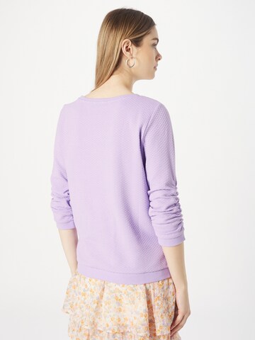 TOM TAILOR - Sweatshirt em roxo