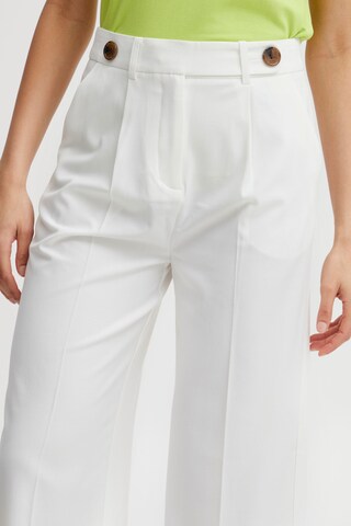 b.young Wide leg Pants 'Bydanta' in White