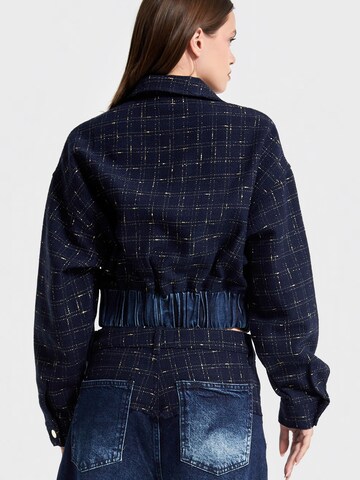 IT'S BASIC Between-season jacket 'Bomber Denim Jacket' in Blue