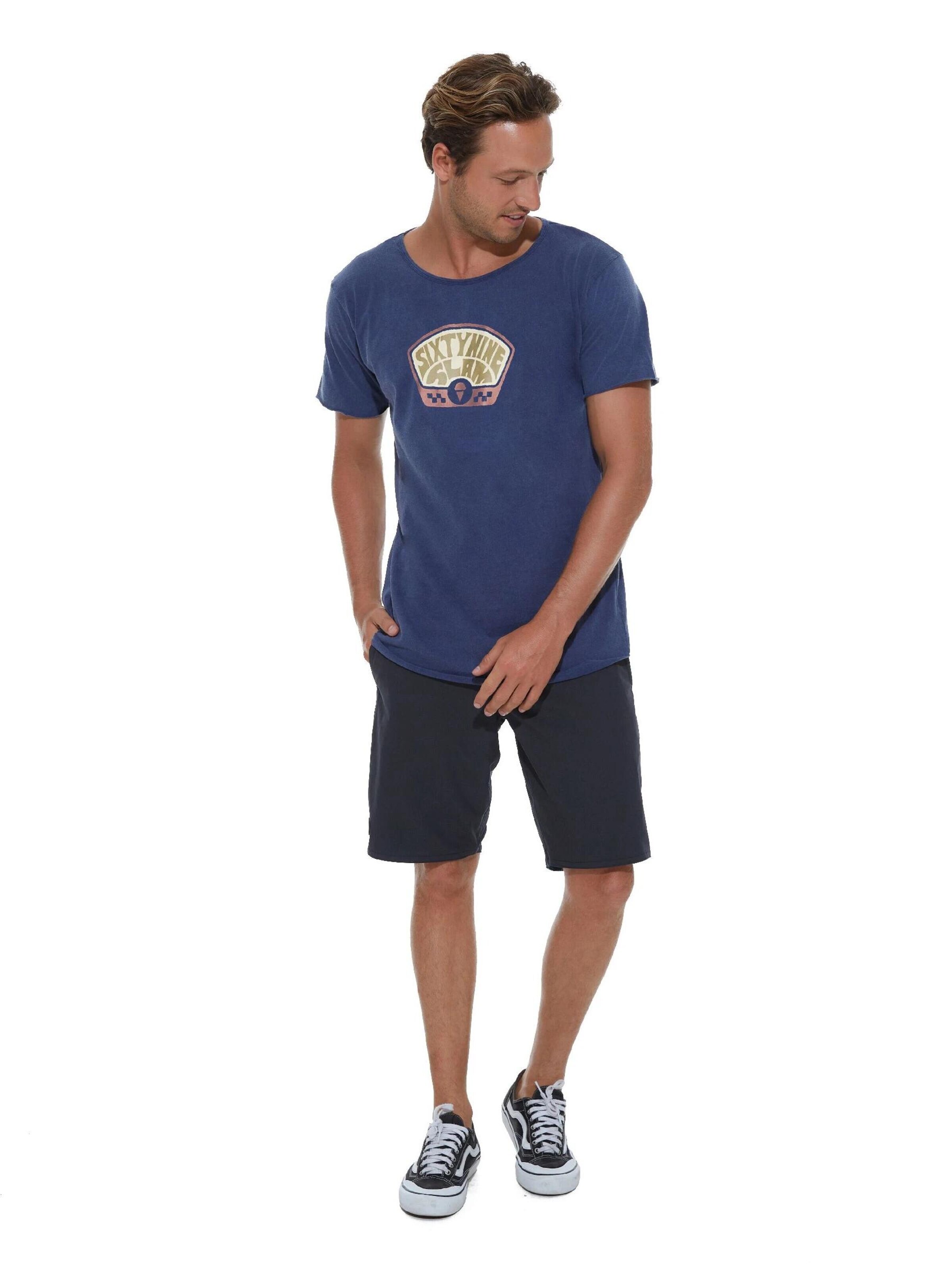 69Slam - Camiseta 'CAMISETA BOXY PLAY LOUD METER' en azul