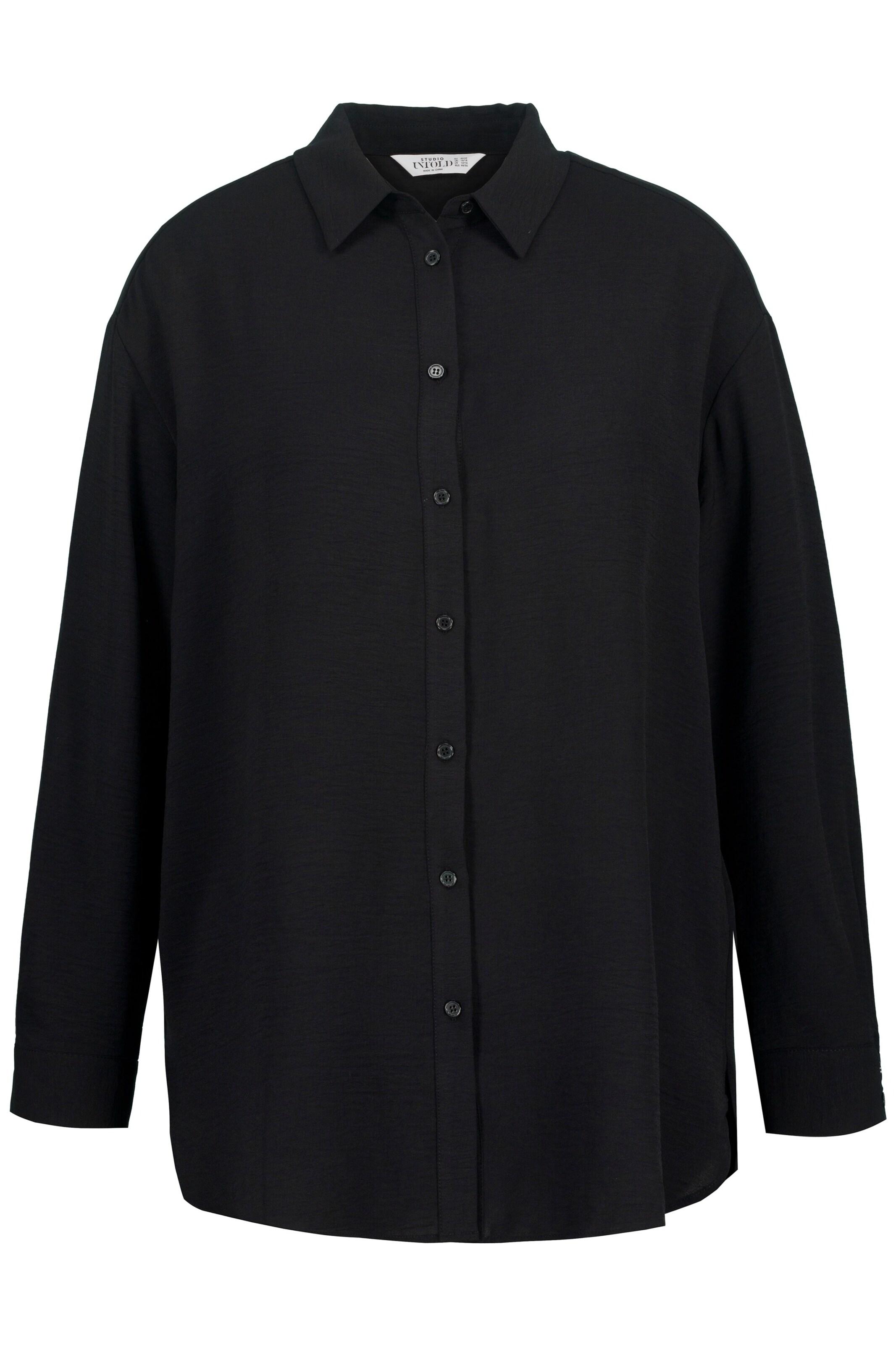 Studio Untold Blouse in Zwart: voorkant