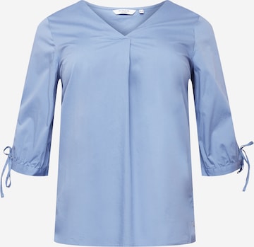 Tom Tailor Women + Blouse in Blue: front