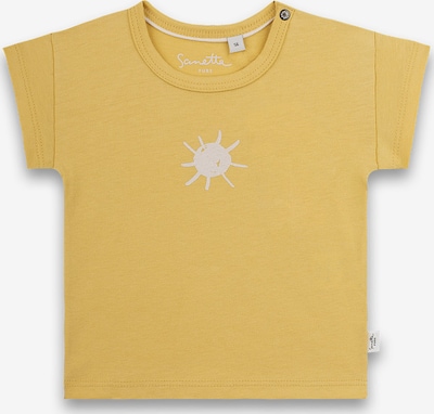 Sanetta Pure T-Shirt (GOTS) in nude / dunkelgelb, Produktansicht