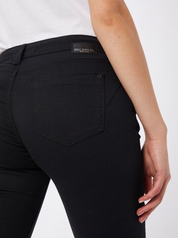 Mavi Skinny Jeans 'Olivia' in Schwarz