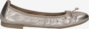 CAPRICE Ballet Flats in Gold