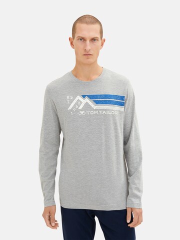Maglietta di TOM TAILOR in grigio: frontale