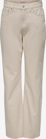 Regular Jean 'ONLRILEY' ONLY en beige : devant