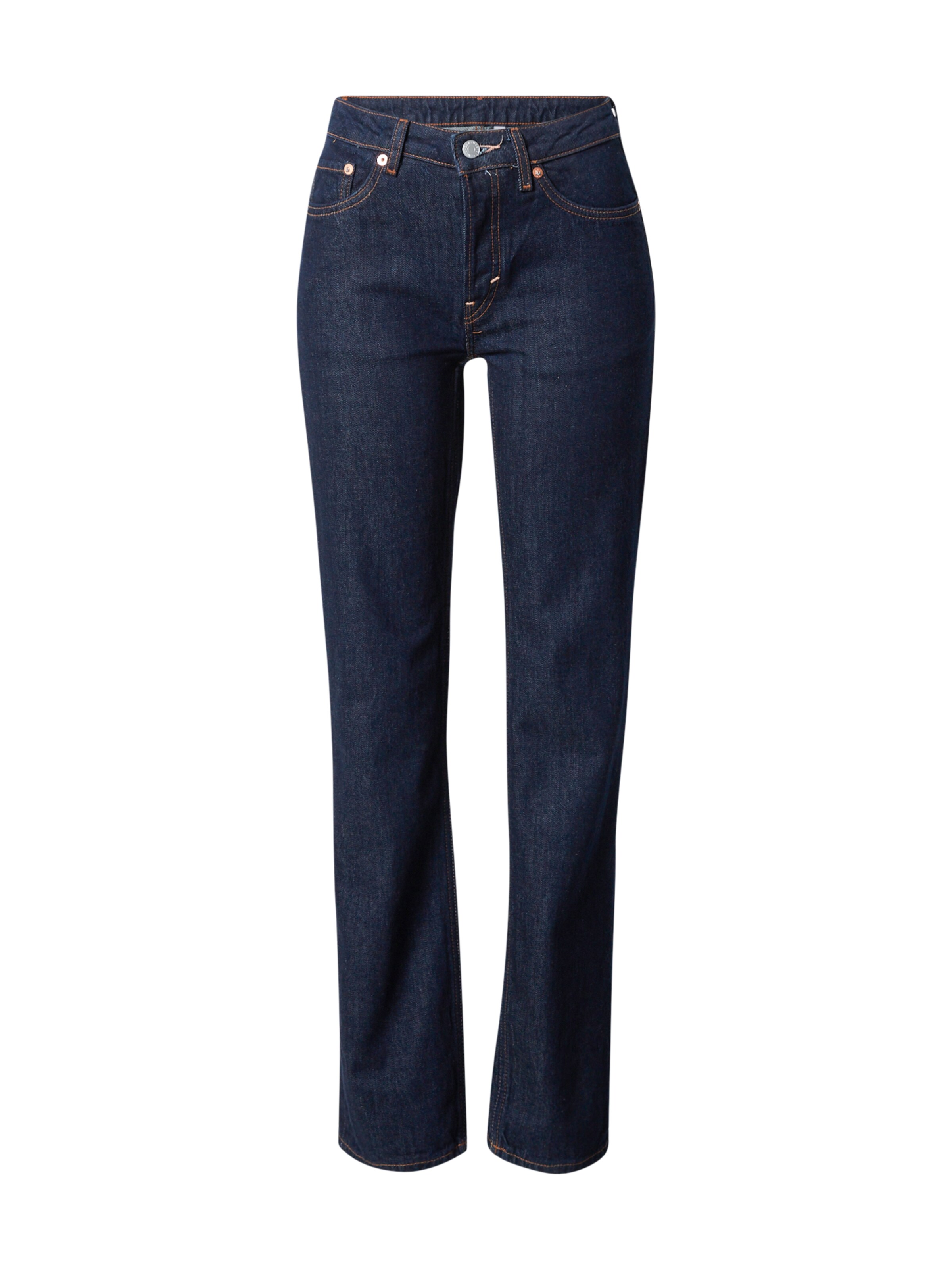 Jeans 'Pin' de la WEEKDAY pe albastru: față