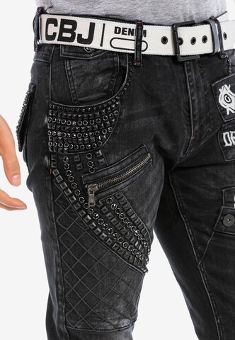 CIPO & BAXX Regular Jeans in Schwarz