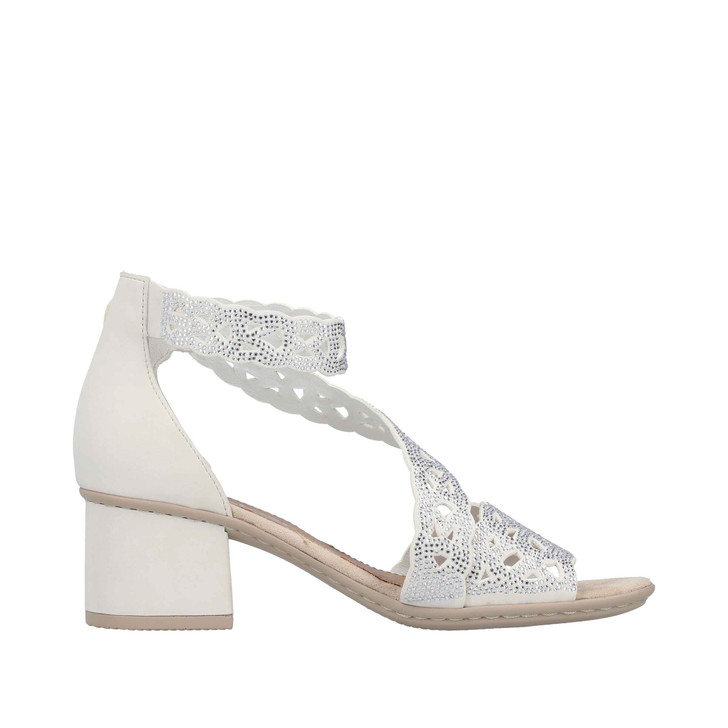 Rieker Strap Sandals in White