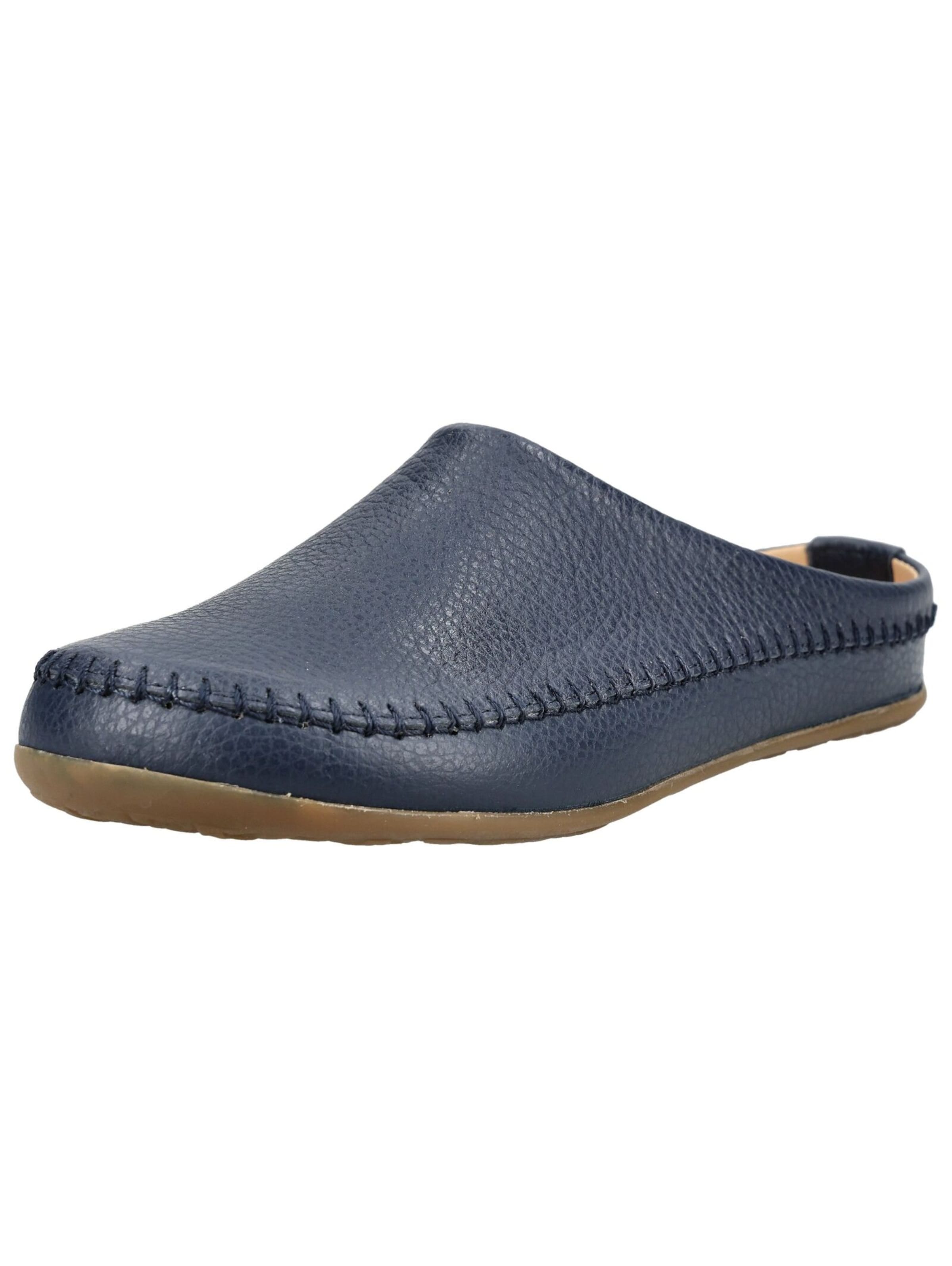 HAFLINGER Hausschuh in Blau: Vorderseite