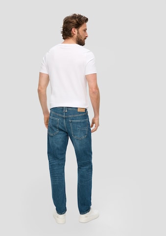 s.Oliver Tapered Jeans 'Mauro' in Blauw: terug