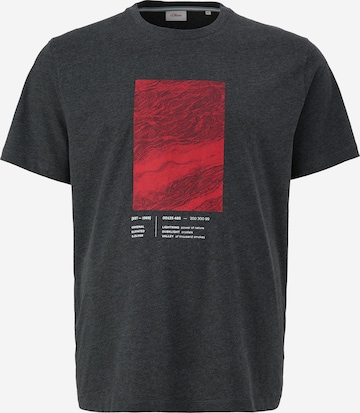 T-Shirt s.Oliver en gris : devant