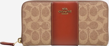 COACH Wallet in Beige: front