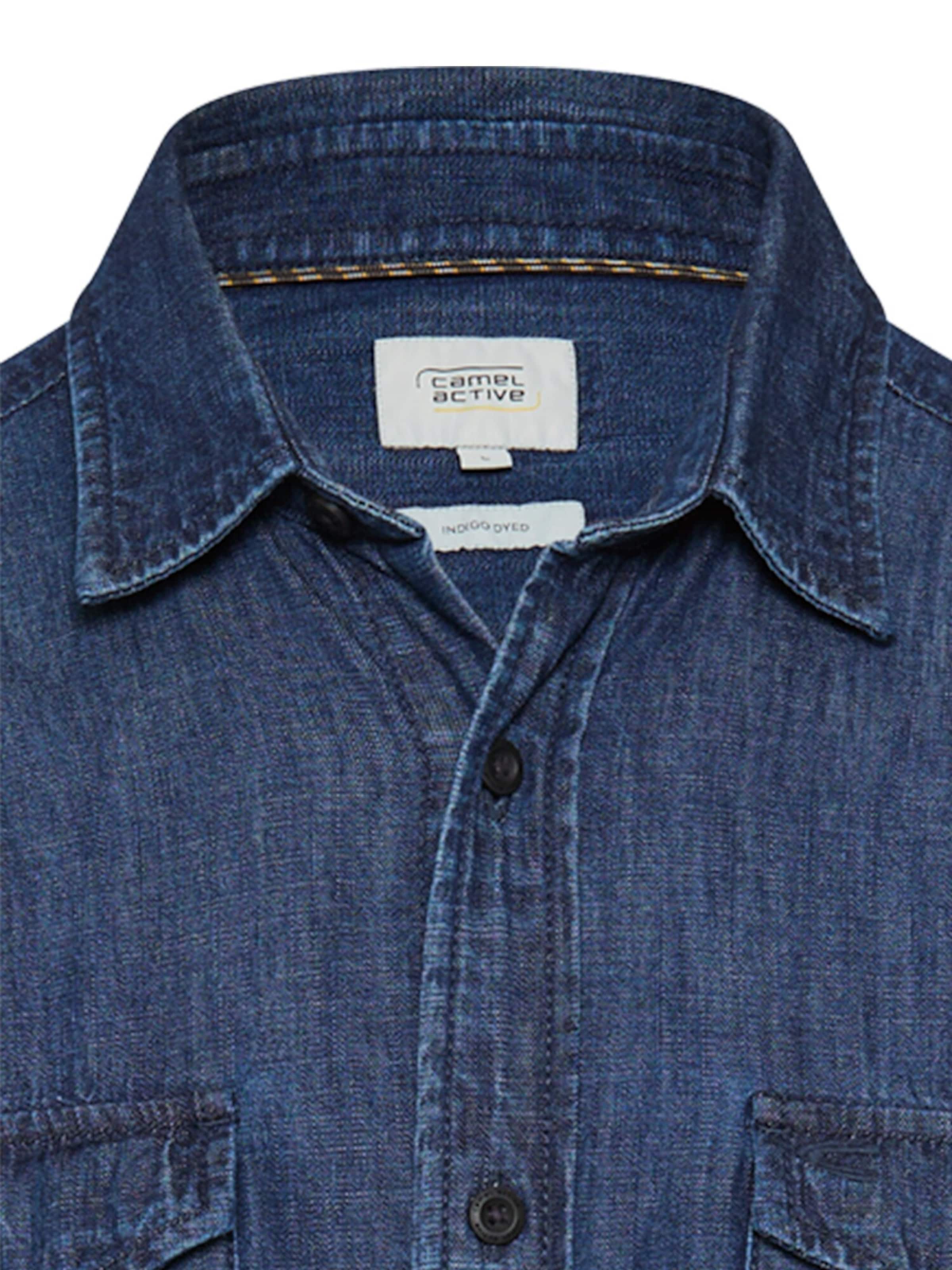 CAMEL ACTIVE Regular fit Button Up Shirt in Blue