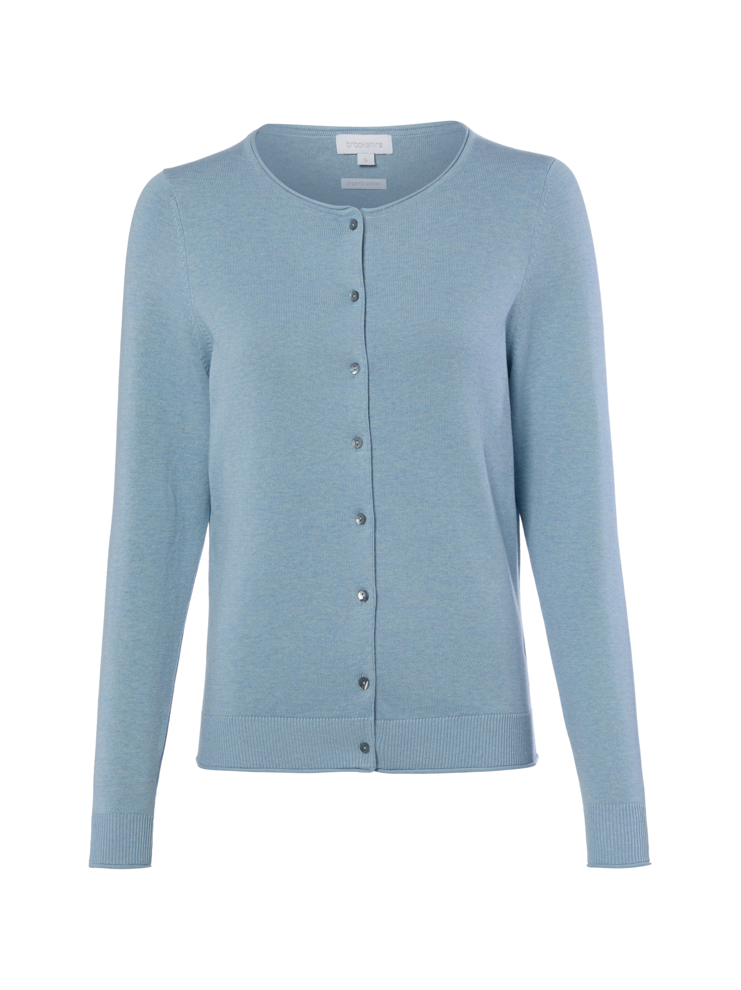 Cardigan Brookshire en bleu : devant