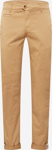 FAGUO Slimfit Chino 'BRIX' in Beige: voorkant