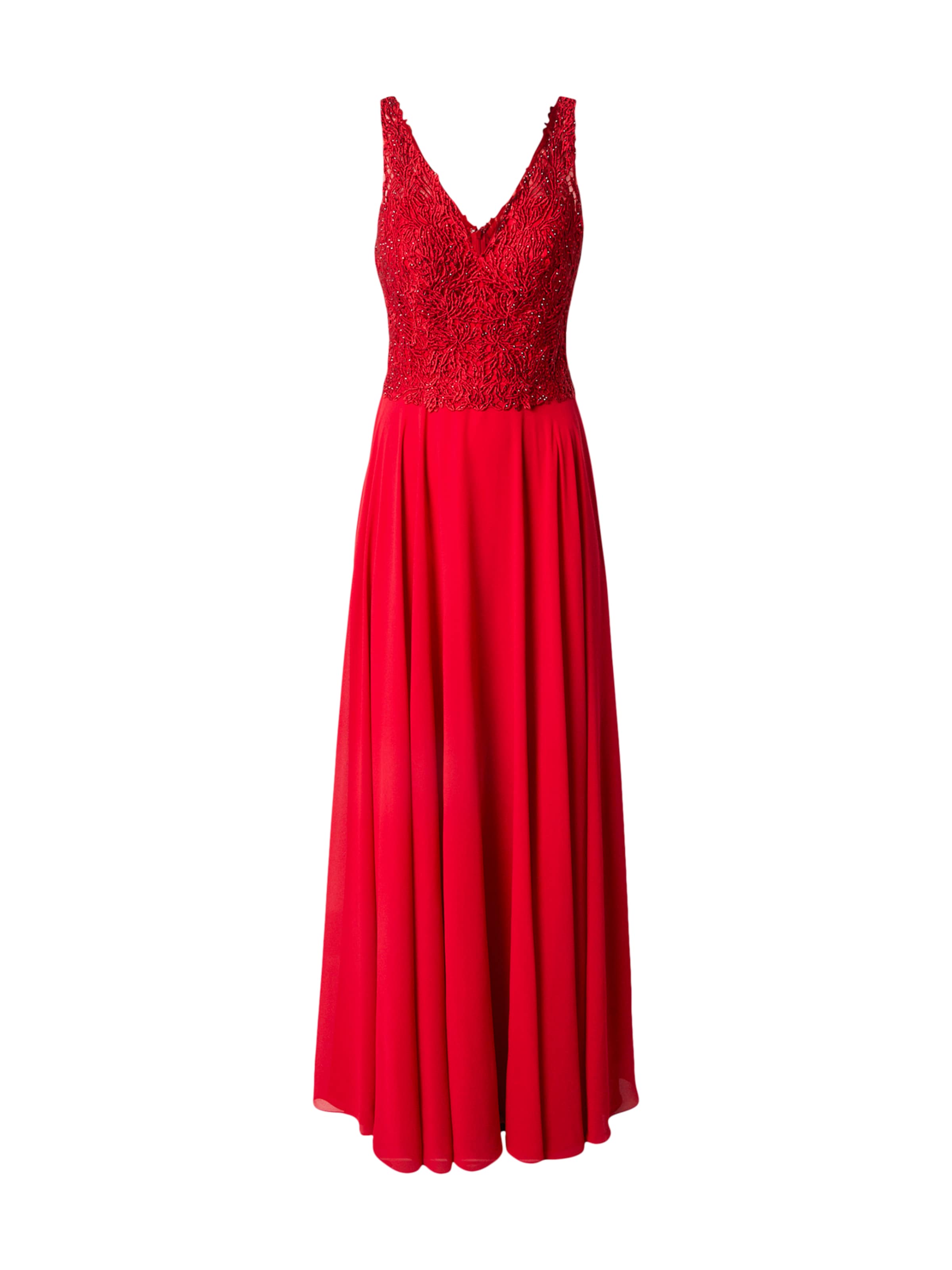 mascara Evening Dress in Red: front