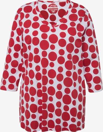 Ulla Popken Shirt in Rood: voorkant