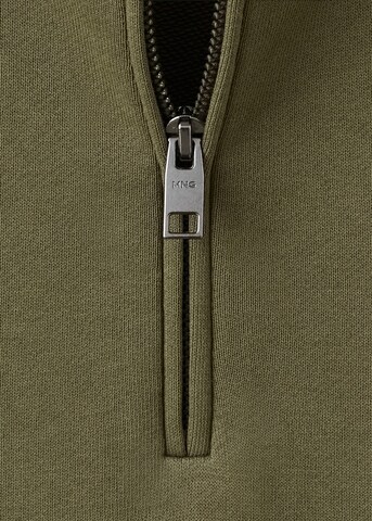 MANGO MAN Sweatshirt 'Winne' in Green