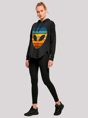 Sweat-shirt 'Alien Sonnenuntergang Retro' F4NT4STIC en noir