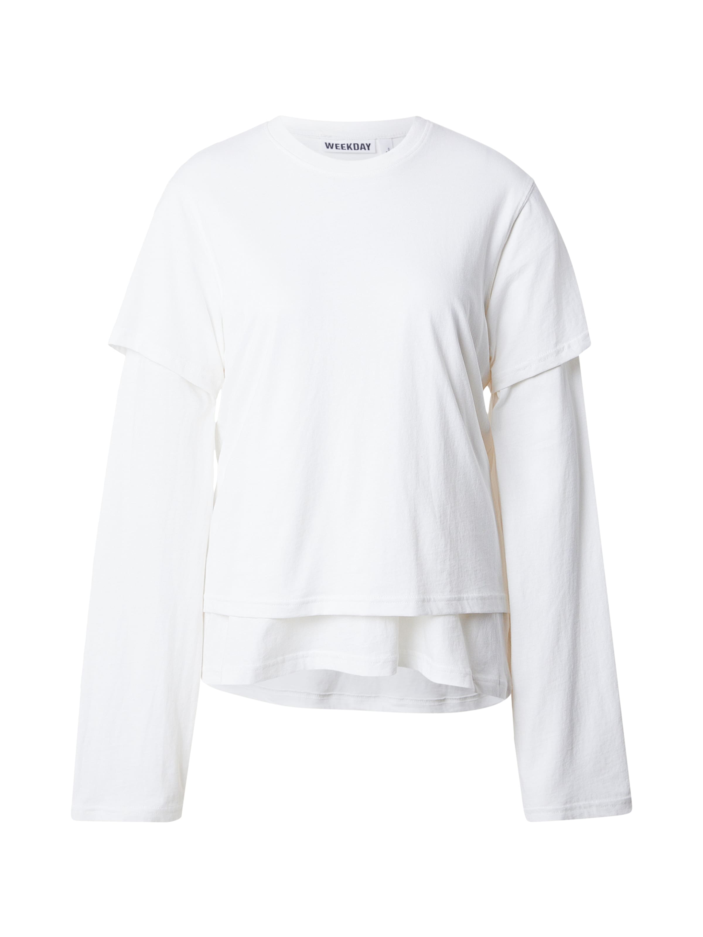 Tricou de la WEEKDAY pe alb: față