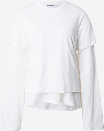 WEEKDAY Paita värissä valkoinen: etupuoli
