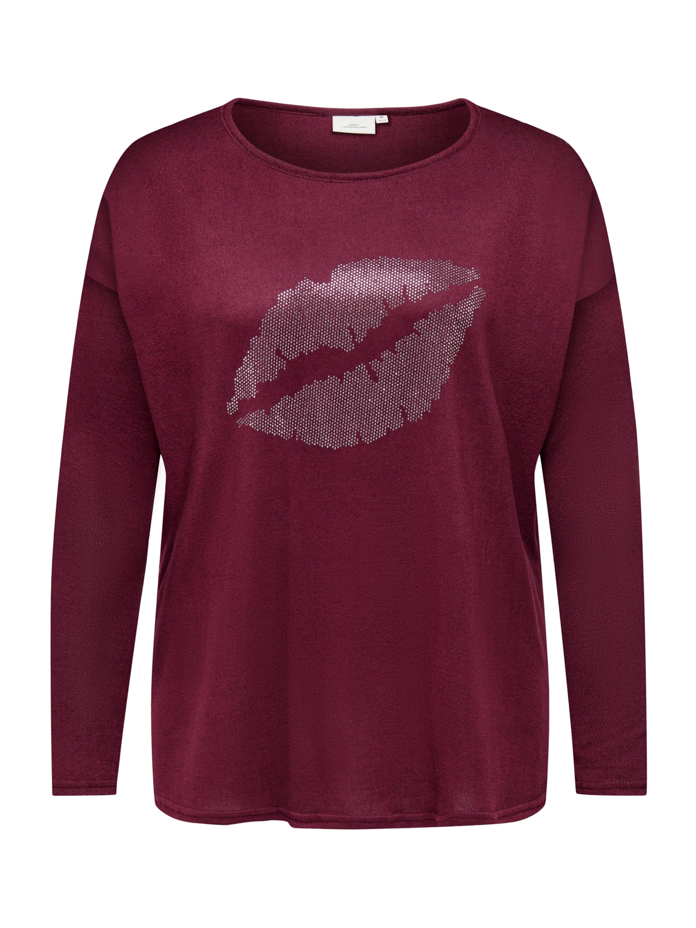 ONLY Carmakoma Tričko 'CARALBA' - Červená: predná strana