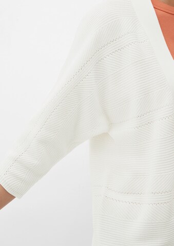 s.Oliver Knit Cardigan in White