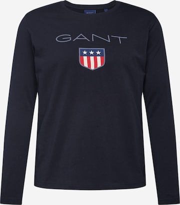 GANT T-shirt 'Shield' i svart: framsida