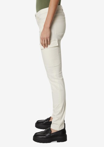Marc O'Polo Slim fit Cargo Pants 'LULEA' in White
