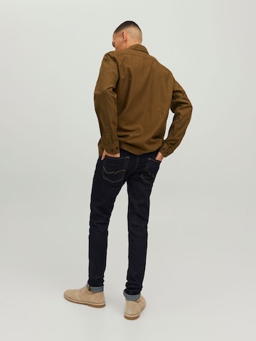 Coupe slim Jean 'Glenn' JACK & JONES en bleu