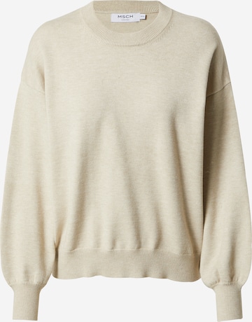 MSCH COPENHAGEN Sweater in Beige: front