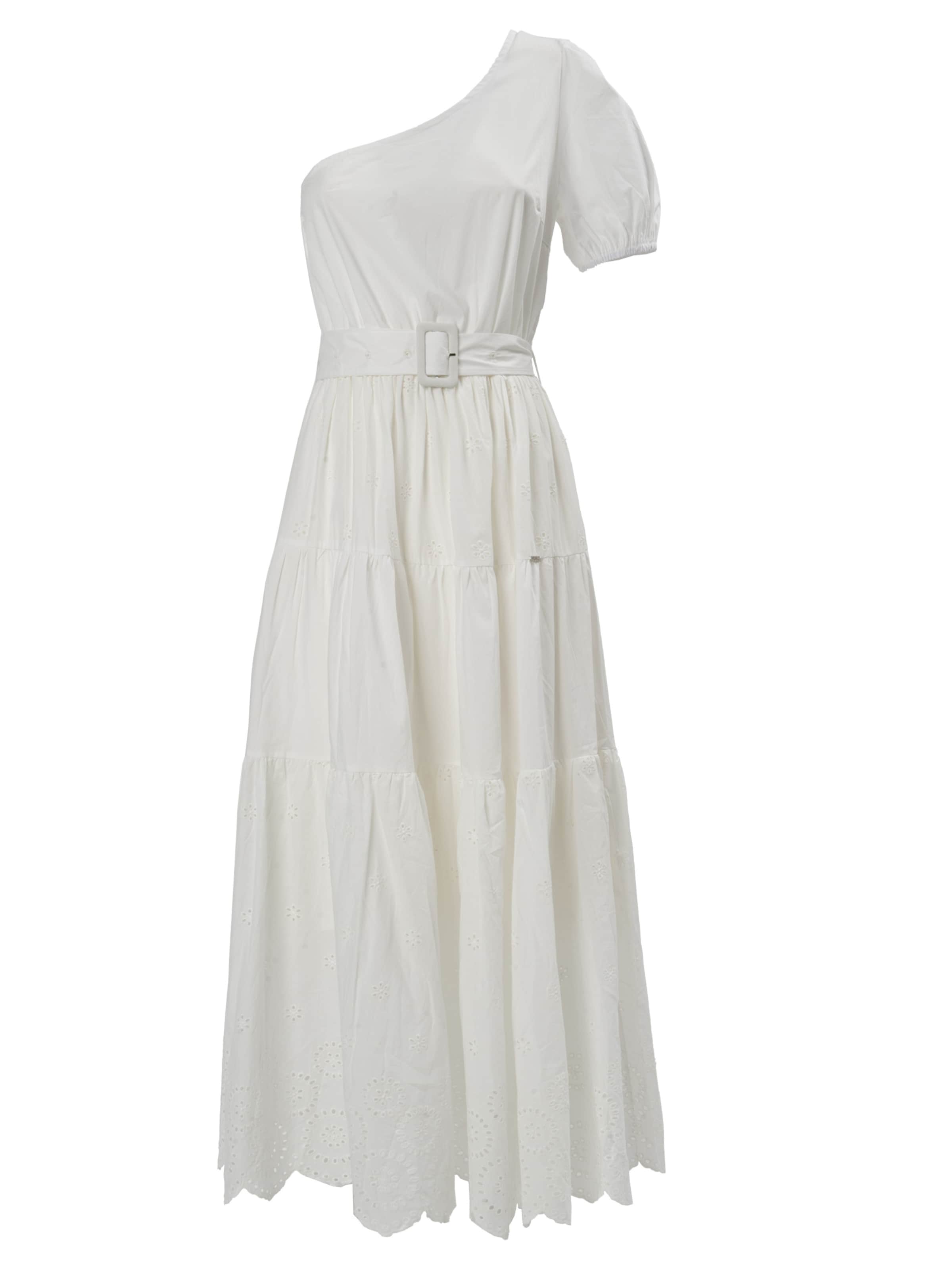 Influencer Klänning i vit: framsida