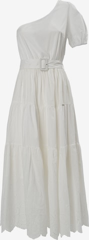 Influencer Mekko värissä valkoinen: etupuoli