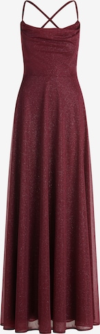 Abito da sera di Vera Mont in rosso: frontale