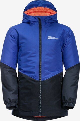 JACK WOLFSKIN Winterjas 'TRIOS' in Blauw: voorkant