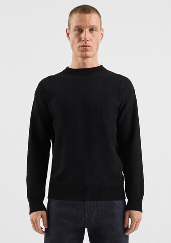 QS Trui in Zwart: voorkant