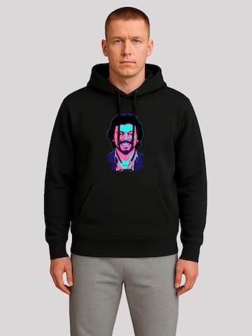 Sweat-shirt 'TV Times Jeremy Beadle 1982 Pop Art' F4NT4STIC en noir : devant