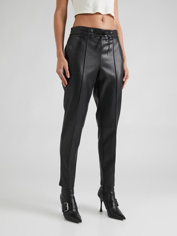 s.Oliver BLACK LABEL Regular Hose in Schwarz: Vorderseite