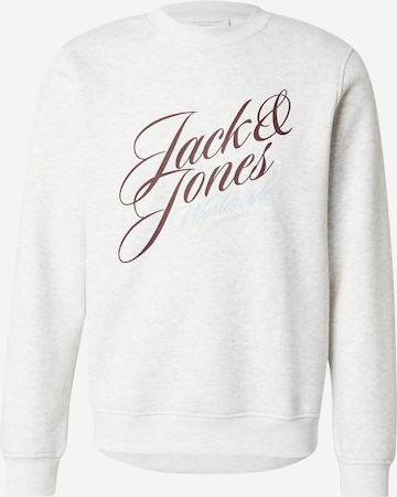 JACK & JONES Sweatshirt 'JORINWOOD' in Weiß: Vorderseite