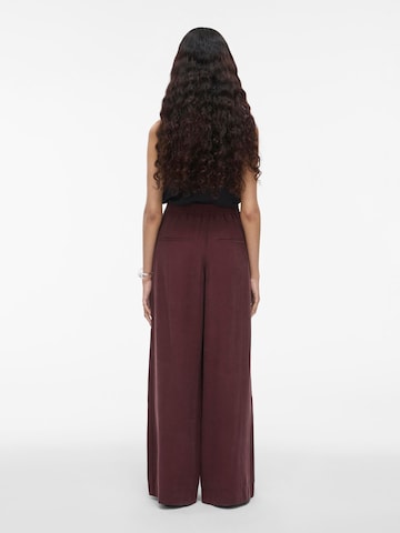 Wide Leg Pantalon ROUGE EDIT en marron