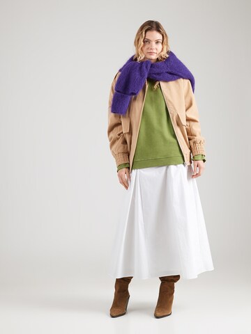 TOPSHOP Mikina 'DUMA' – zelená