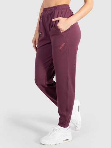 Smilodox Tapered Workout Pants 'Althea' in Purple