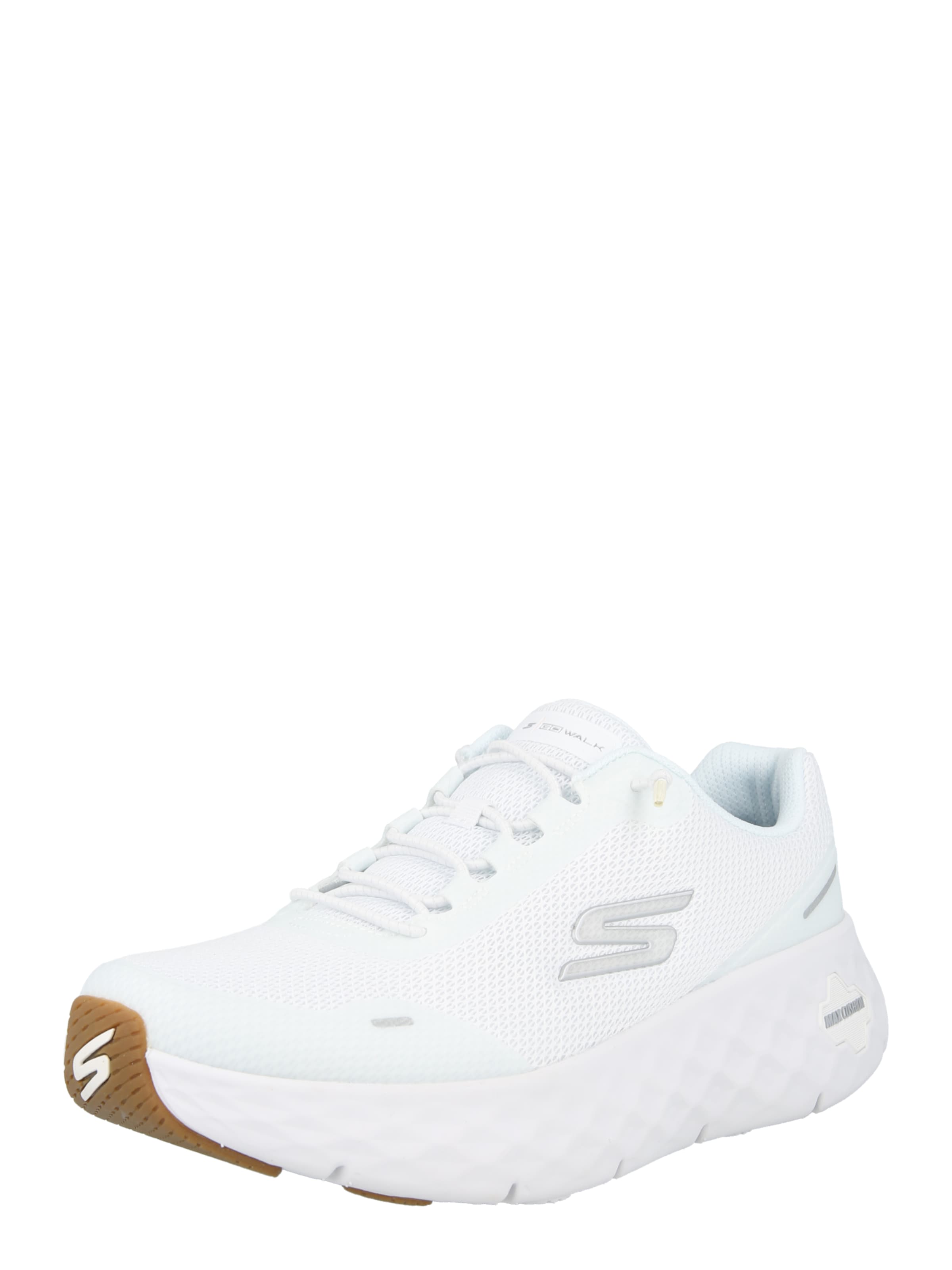 SKECHERS Chaussure de course 'GO WALK MAX CUSHIONING FLEX' en argent / blanc, Vue avec produit