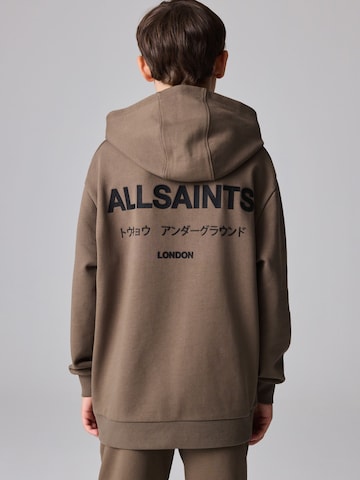 smALLSAINTS - Sweatshirt 'Underground' em castanho: frente