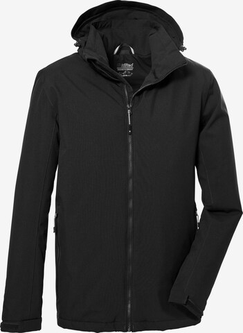 KILLTEC Outdoor jacket in Black: front