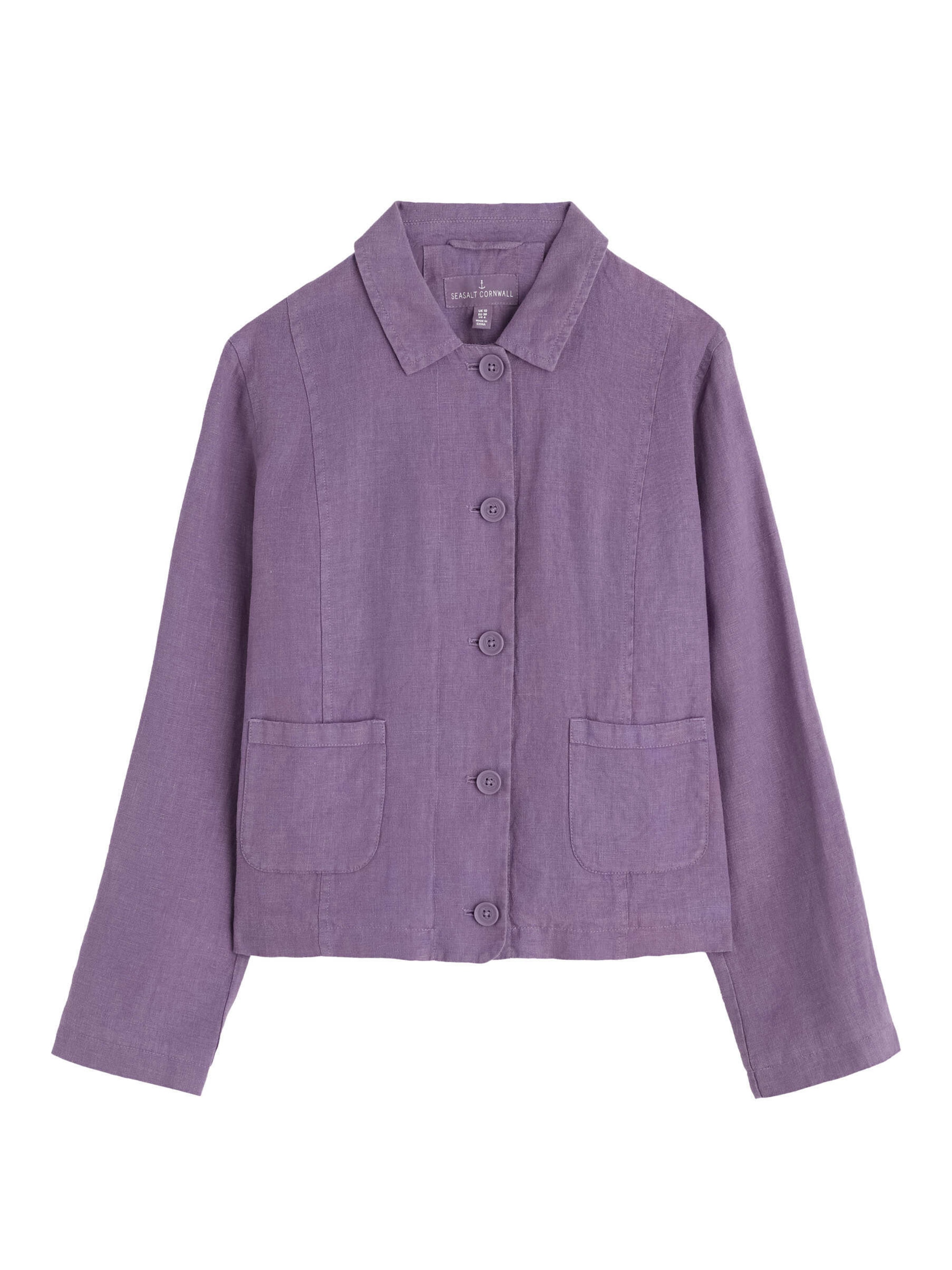 Seasalt Cornwall Jacke 'Arame' in Lila: Vorderseite