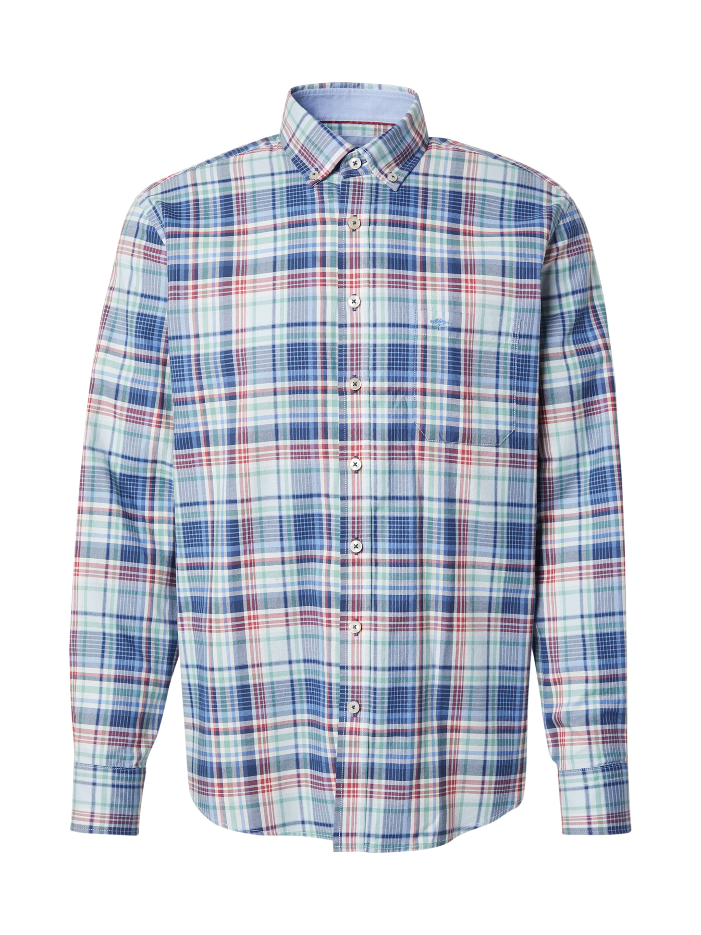 FYNCH-HATTON Comfort Fit Hemd in Blau: Vorderseite